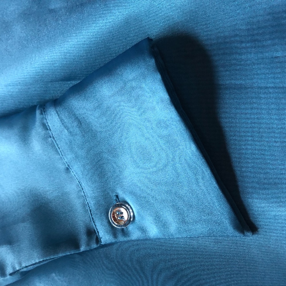 Blue Chiffon Topper Jacket (NEW) - Picture 5 of 7